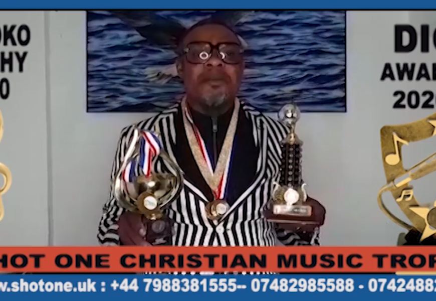 BOMOKO SHOT ONE CHRISTIAN MUSIC TROPHY 2020